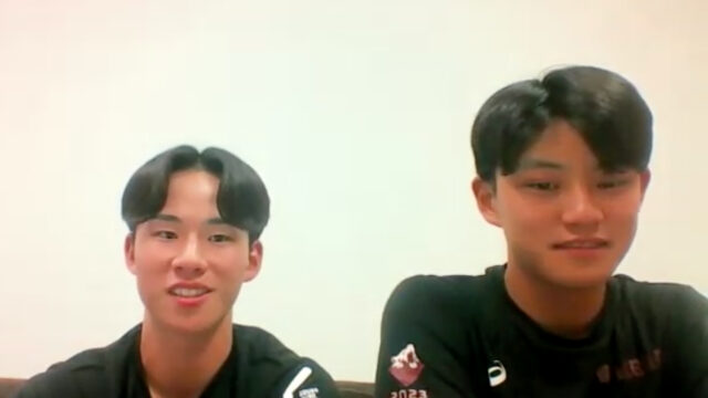 【特集】野球部スタッフ特集　第２回　大西創志×冨田大地