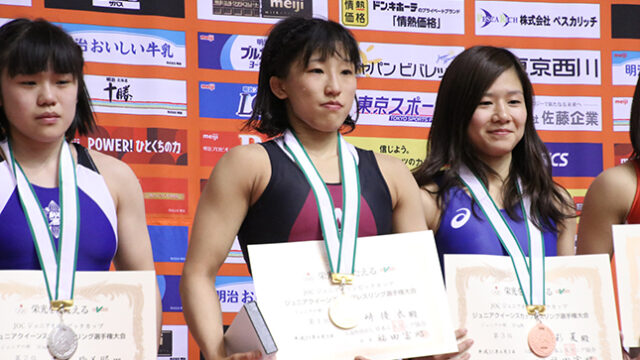 須﨑が優勝、小玉が２位に入賞も悔し涙