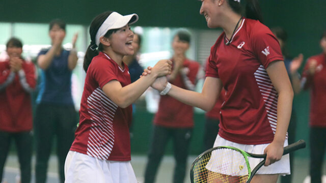 清水・石川組がストレート負けも、下地・吉岡組が望みをつなぐ大きな１勝！／女子