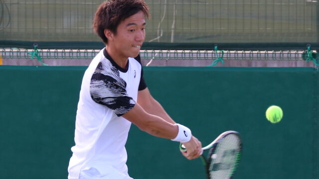 白石がシングルスで決勝進出！男子部に１６年連続のインカレタイトルを持ち帰れるか