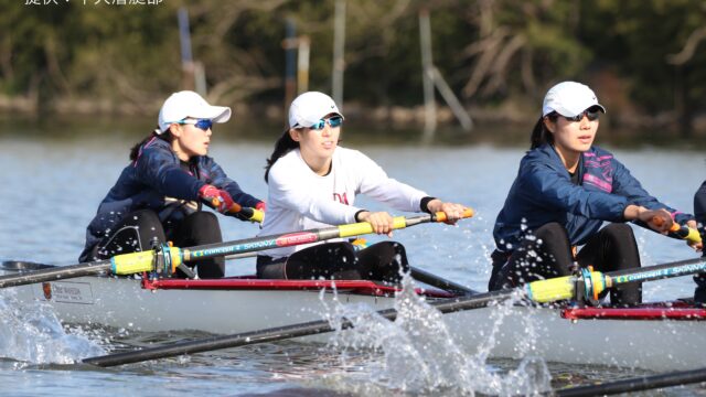 【連載】早慶レガッタ直前特集『ONE』女子エイト：宇野聡恵女子主将×勝又真央