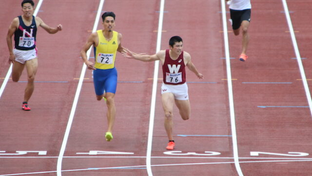 山内が400メートル障害で早大新、東京五輪標準突破の快挙！　松本も200メートルで自己新！