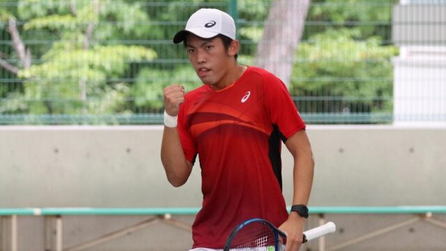 インカレがついに開幕！　男子シングルス１回戦は全選手が勝利し、幸先のいいスタートを切る（男子）