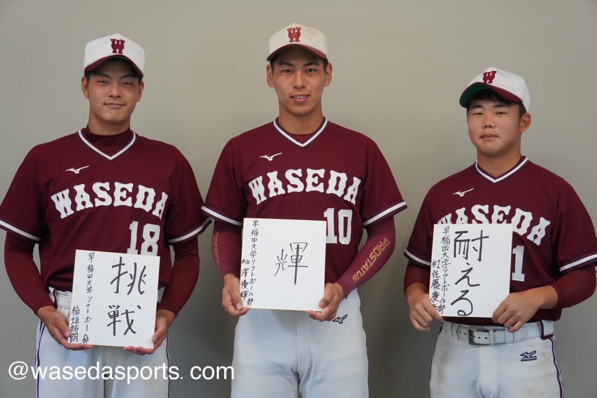 早稲田大学 ソフトボール部 Vジャン 【早い者勝ち！】