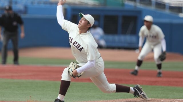 稲穂打線、歴史的爆発！　西垣は１年秋以来の完封勝利で東大に連勝／東大２回戦詳報