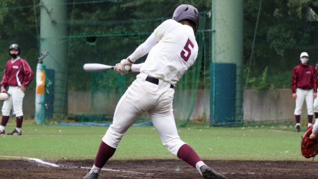 打線振るわず　秋季新人戦は初戦敗退／第１回戦　慶大戦