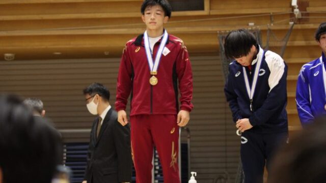 怪我明けの山口が大学デビュー戦で見事優勝！