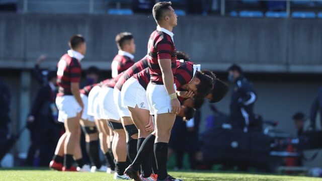 トライを取り切れず明大に敗戦　『年越し』ならず