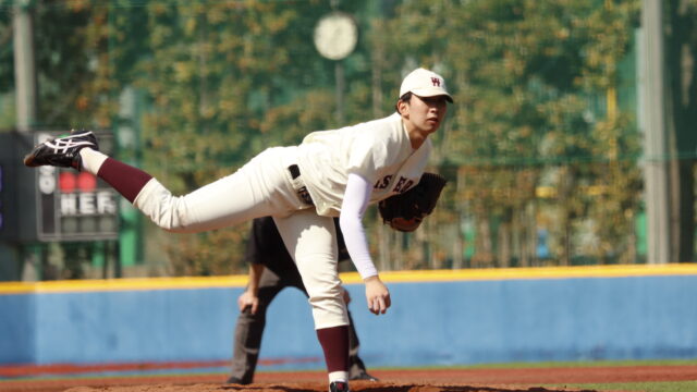 代打松木の適時打で強豪・日大に逆転勝ち／日大戦