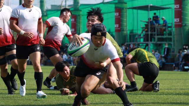 セットプレーを安定させ、44点差で大東大Ｂを下す