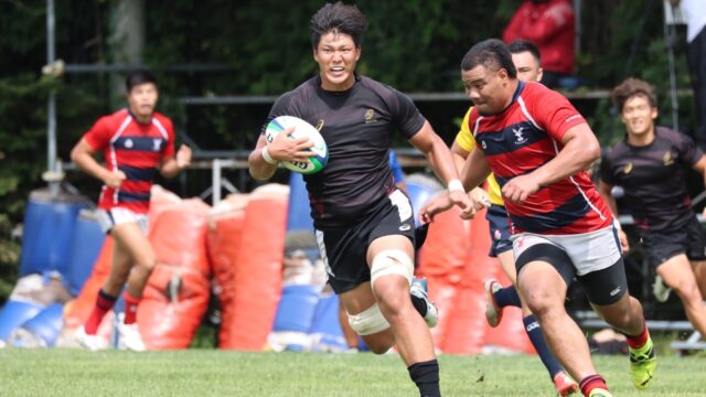 セットプレーが奏功し、京産大に勝利！