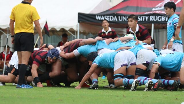 序盤のヤマ場　難敵・筑波大に辛勝