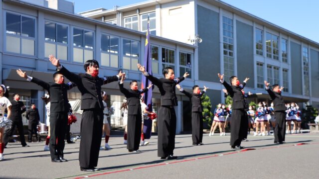 観客と共に盛り上がり『原点』回帰！　４年生最後のデモンストレーション