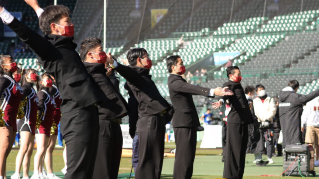 ４年生、現役生活最後の応援　甲子園で応援部人生をやり切った