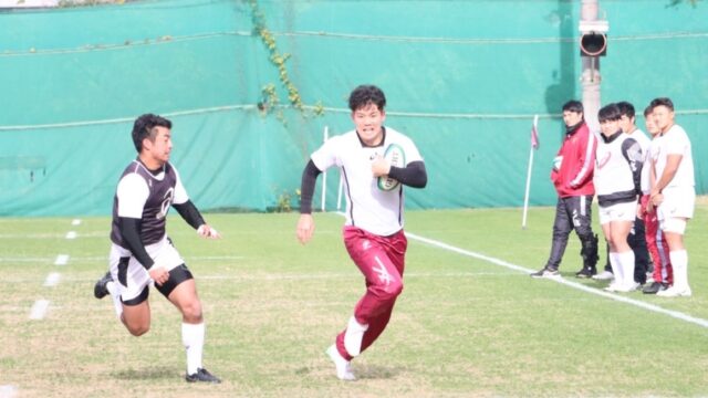 「ＦＷで真っ向勝負したい」（井元）／早明戦前日練習レポート
