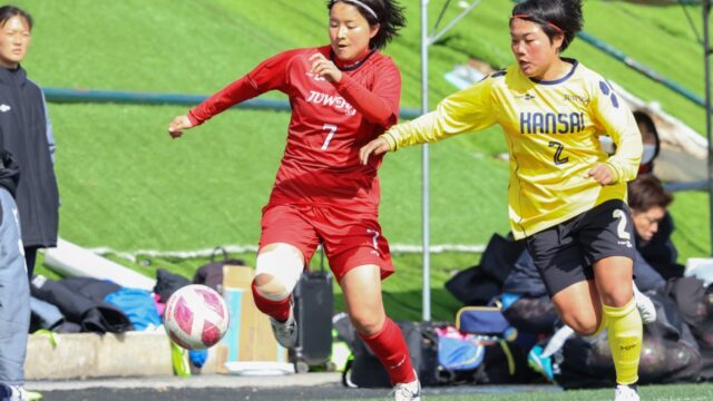 ア女選手、躍動！　大学女子サッカー地域対抗戦３年ぶり開催　