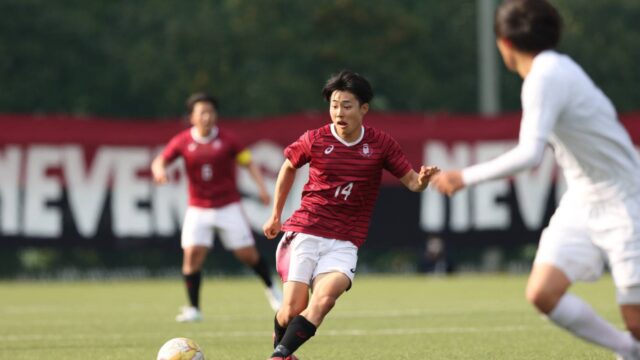 兵藤早稲田公式戦初勝利！１部昇格に向け、幸先の良いスタートを切る