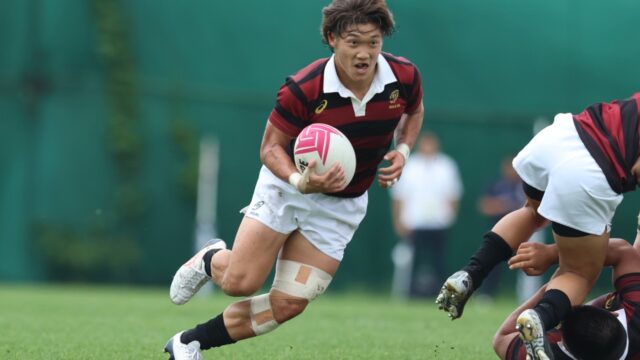 多彩な攻撃でトライを量産　50ー31で流通経大を下す
