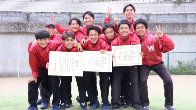 全員でつかんだ！ 男子が強敵・法大を破り、４大会振りの優勝！