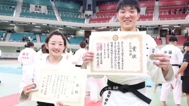 主将・飯田、激闘の末に優勝！ ５選手が全日本の切符つかみ取る