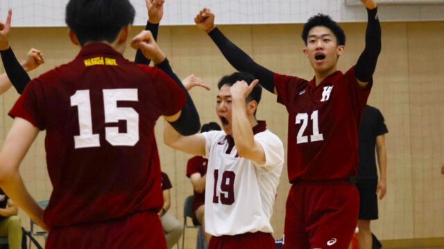 東海大にストレート勝ち！　全勝に向けまたひとつ弾みをつける