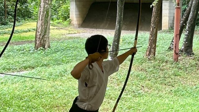 桜美林大に惜敗　一年生の繁田が皆中賞