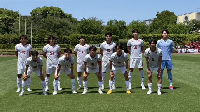 ＧＫ雨野が好セーブを連発し２試合連続のクリーンシートを達成　法大との首位攻防戦は勝ち点を分け合う結果に