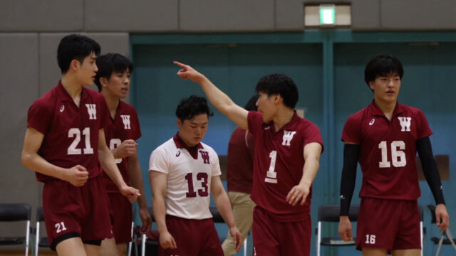 中大に惜敗し今季公式戦初の黒星をつけた