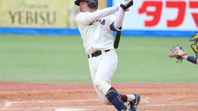 強敵相手に「力負け」（小澤主将）　わずか５安打で得点奪えず痛恨の敗戦／明大１回戦