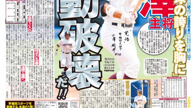 早慶野球号春（2025年５月31日発行）
