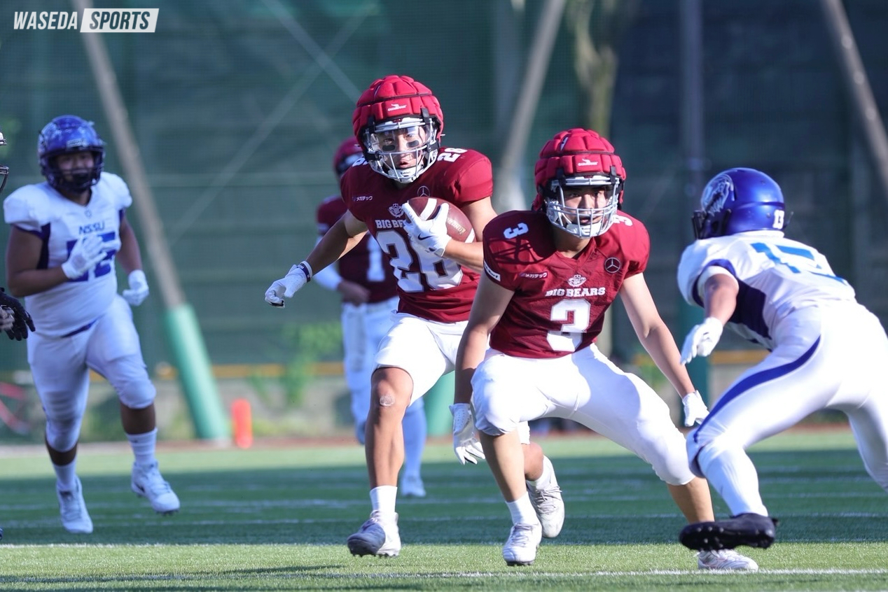 日体大から4つのTDを奪い快勝！ ルーキーたちが攻守ともに成長を