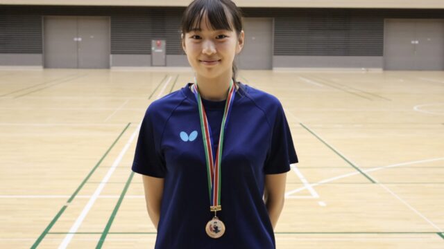 司が女子単３位入賞！　男子は徳田・濵田尚が初のランク入り