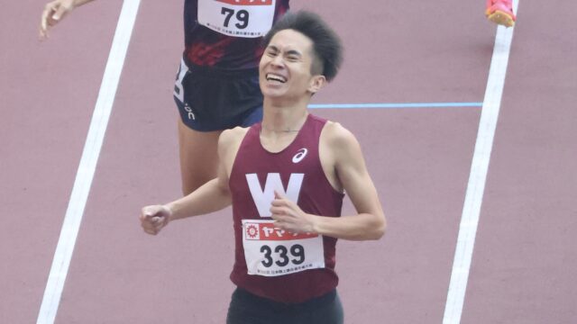  山口智が1500メートルで準優勝！佐々木哲、関口含め、早大から３名のメダリストが誕生