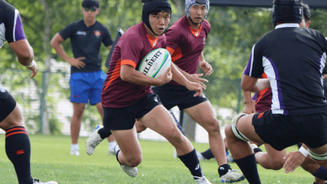 【ラグビー】修正力を見せた早大Ｅ　後半に50点を挙げ、成蹊大に快勝