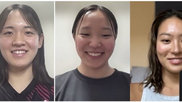 【連載】競泳　インカレ前対談『燿』　第２回　船越彩椰×内田さくら×二宮歌梨