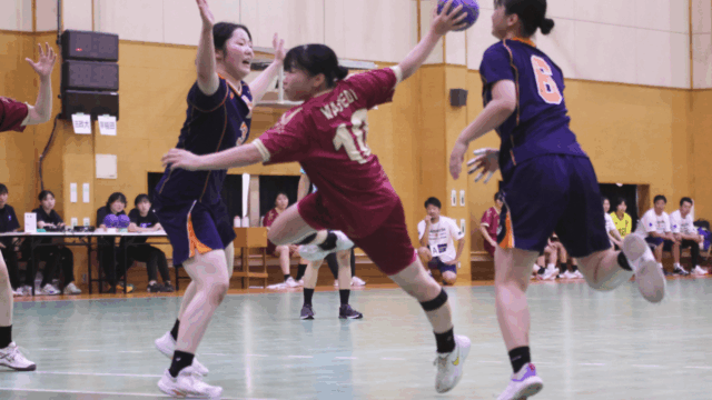 【女子ハンドボール】秋季リーグ第４戦　早大ペースで試合は進み９点リードで見事勝利！