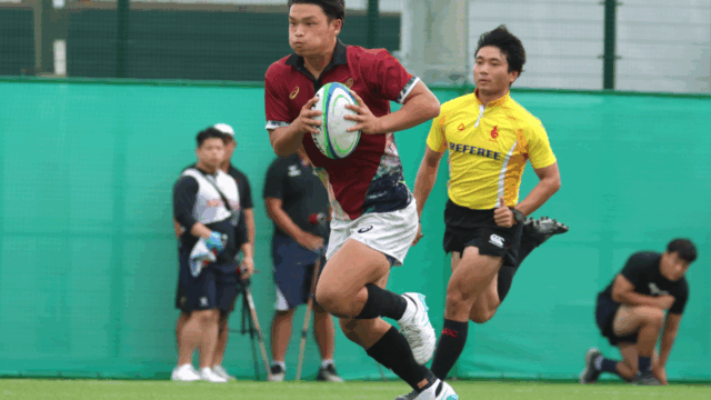 【ラグビー】試合序盤に点差をつけられた早大Ｃ　後半に修正を見せるも明大Ｃに引き分け