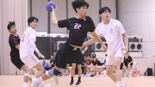 【男子ハンドボール】良い形で前半リードするも後半維持できず　順大に悔しい敗戦