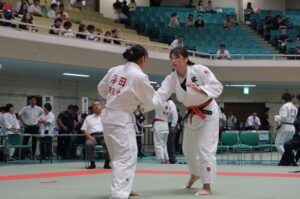 準優勝に輝いた女子主将・大森