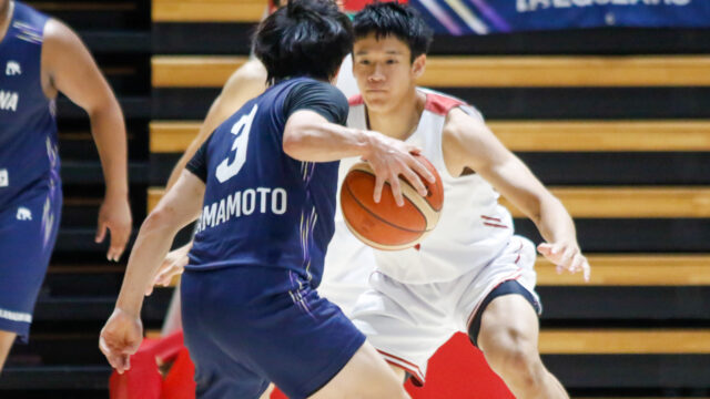 【男子バスケ】第３Ｑに怒涛（どとう）の猛攻　神奈川大に快勝し、今季３勝目を挙げた