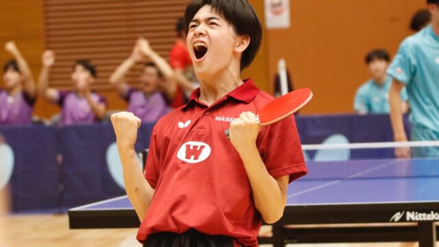 【男子卓球】埼玉工大に圧巻の勝利！一方、あと一歩及ばず悔しさが残った