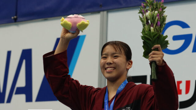 松﨑が自己ベストで今大会２個目の銀メダル　女子メドレーリレーは悔しい銀