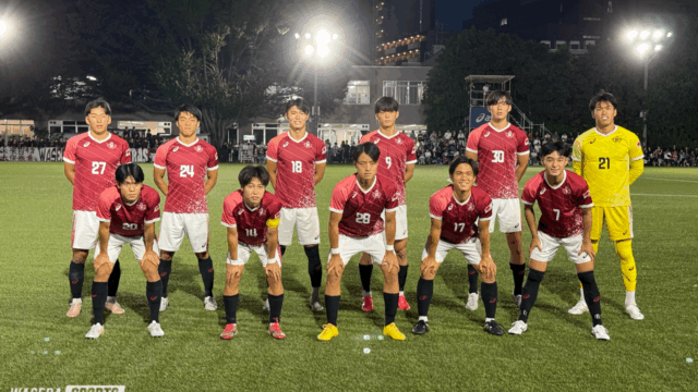 【男子サッカー】　首位・法大との一戦はスコアレスドローに終わった