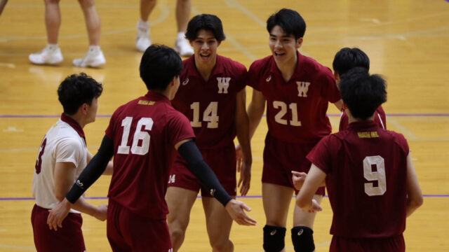 【男子バレー】苦闘の末、因縁の相手に勝ち星をあげた