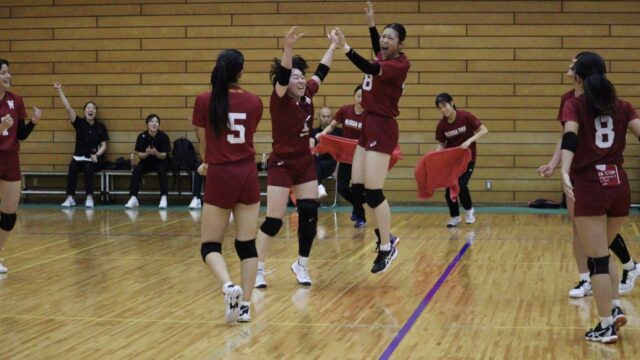 【女子バレーボール】集中力で接戦突破！ストレート勝利を飾る！