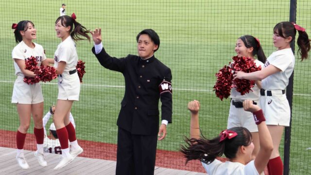 【応援】相手の反撃をしのぐダイナマイトマーチ！決死の応援で立大から勝ち点を獲得！／立大３回戦