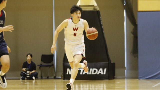 【男子バスケ】堀副将と三浦が個人技で打開　中大に競り勝ちリーグ戦11連勝！