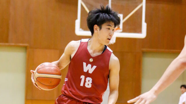 【男子バスケ】最大15点差を逆転し青学大に勝利！　岩屋主将は38得点の大暴れ
