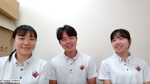 【特集】野球部スタッフ特集　第３回　北嶋晴輝×井上彩希×成瀬かおり
