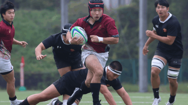 【ラグビー】幸先のよいスタートを切ったものの帝京大Ｃ相手に連続失点で敗北